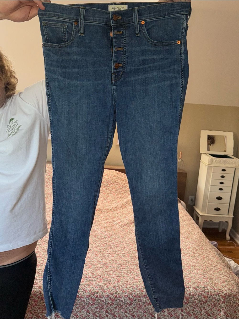 Madewell Women’s Skinny Jeans - Dark Blue Wash